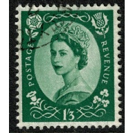 1/3 green. Fine used. SG 585