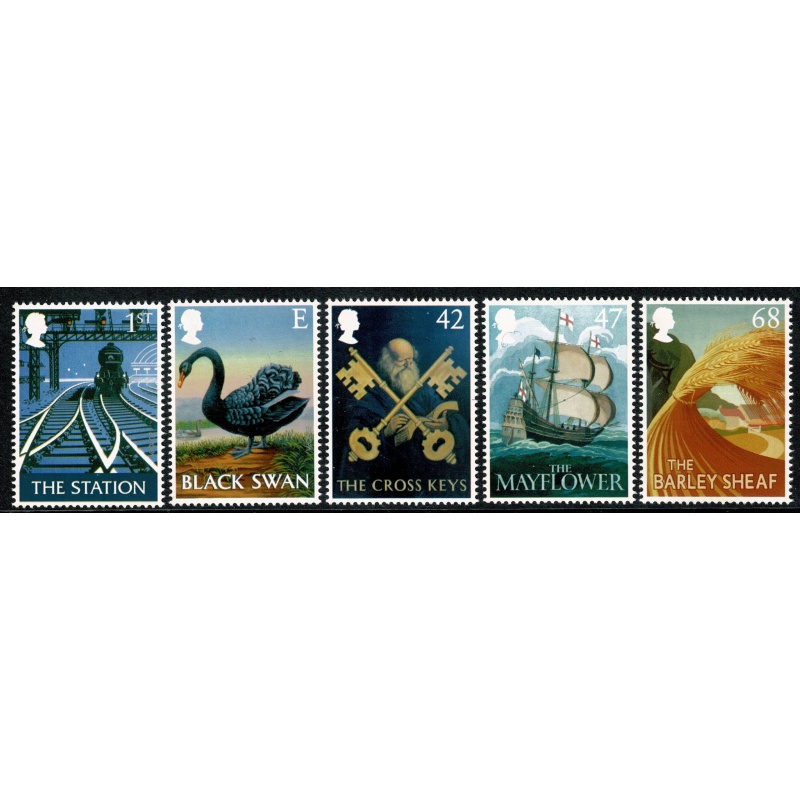 2003 Pub Signs. Set of 5 values. Unmounted Mint. SG 2392-2396