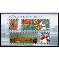 2007 Celebrating England Miniature Sheet. Fine Used. SG MSEN50