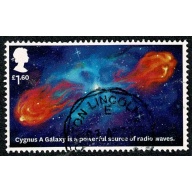 2020 Visions of The Universe £1.60 "Cygnus A". Fine used single SG 4330