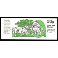 50p Rare Farm Animals No.2 "Old Gloucester Spot Pig". Incorrect Rates 37p/200g. DP60  Perf E1. SG FB24