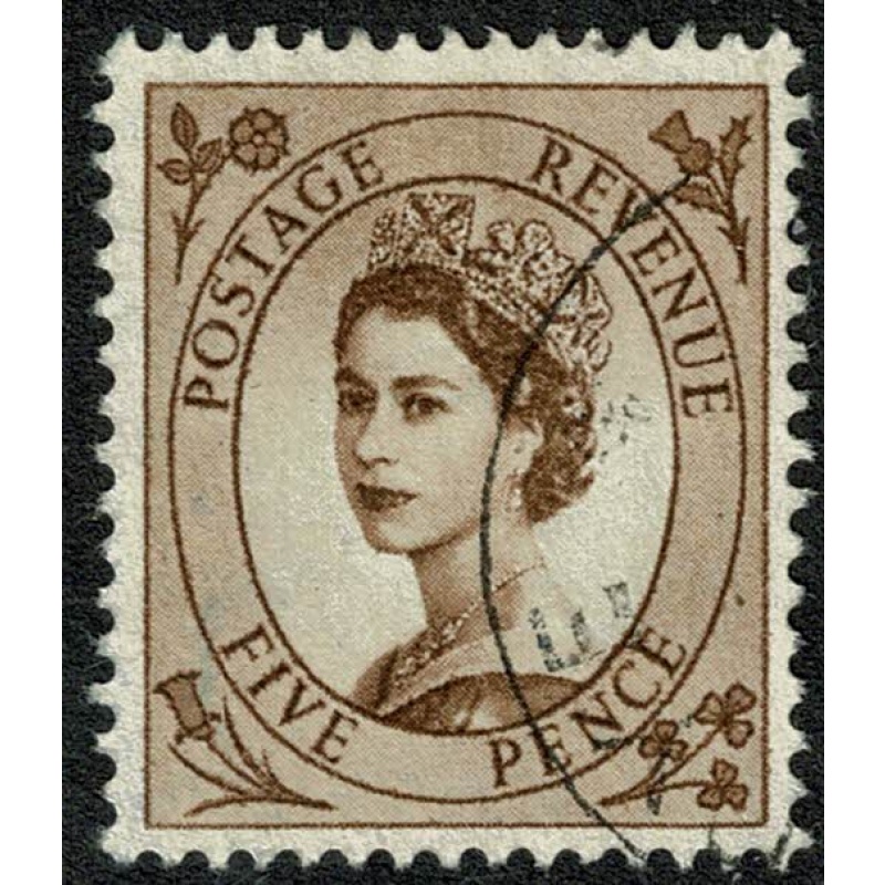 5d brown. Fine used. SG 578