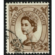 5d brown. Fine used. SG 578