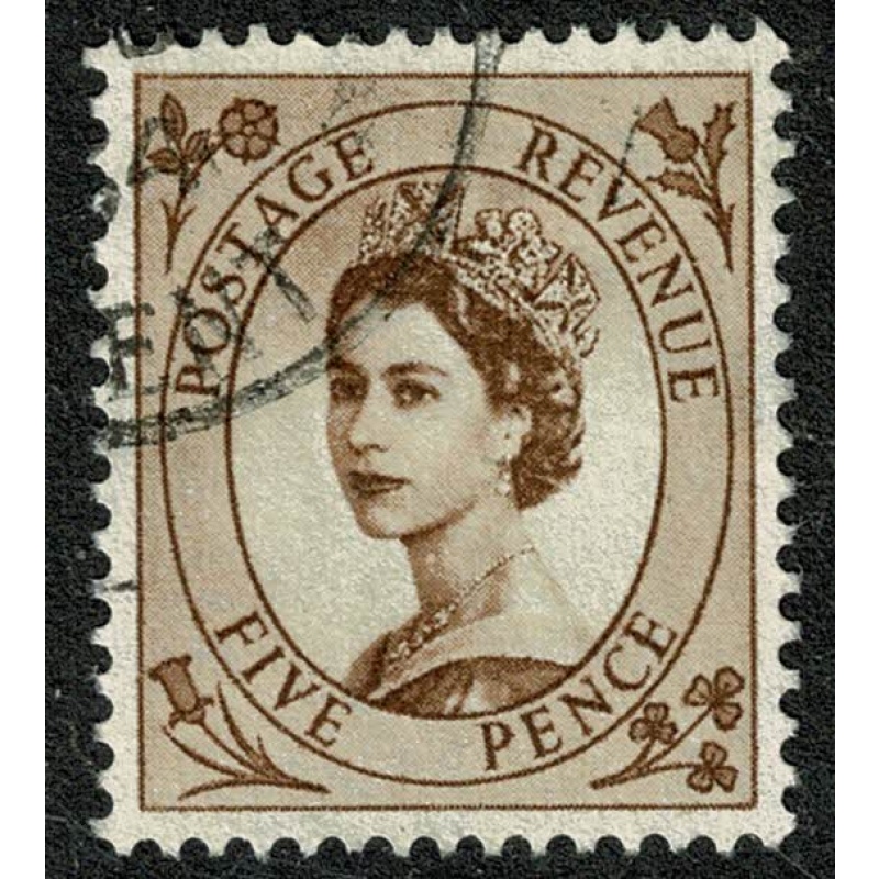 5d brown. Fine used. SG 578