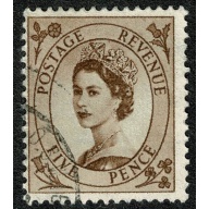 5d brown. Fine used. SG 578