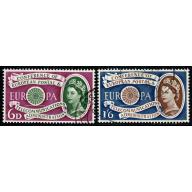 1960 Europa. Fine used set of 2 values.  SG 621-622.