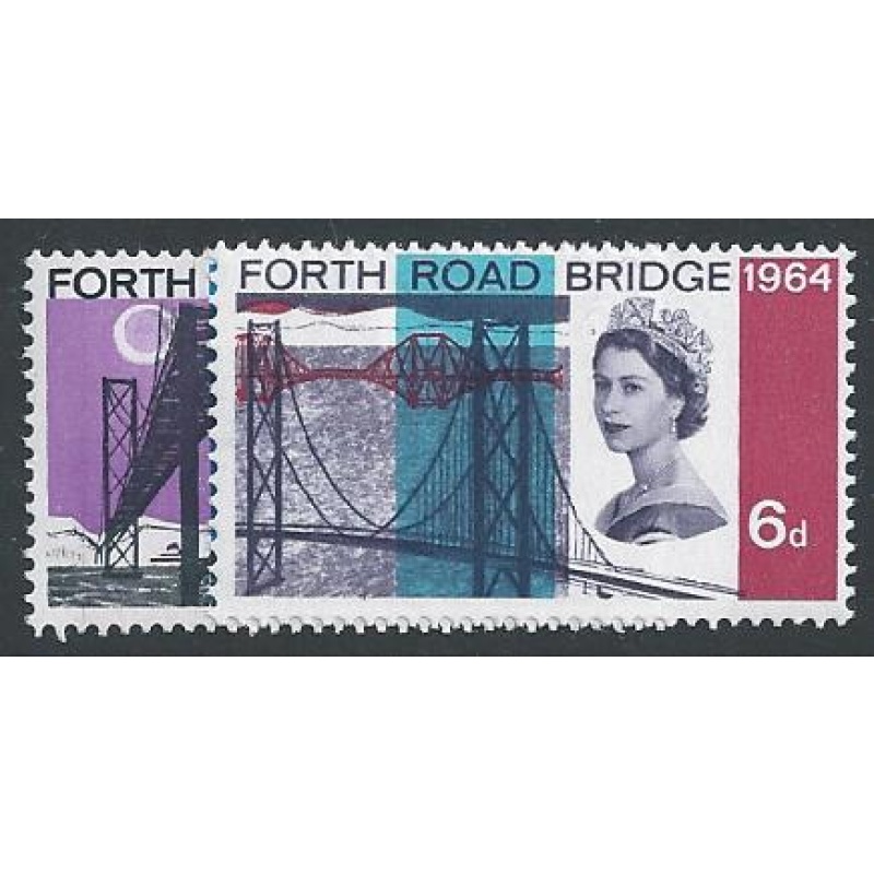 1964 Forth Road Bridge (ord). SG 659-660. UM set of 2 values