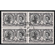 1964 Shakespeare 2/6. Very Fine Used. Block of four. SG 650