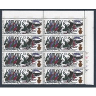 1966 Battle of Hastings 1/3 (phos) UM cylinder block. WATERMARK  SIDEWAYS INVERTED SG 712pWi.