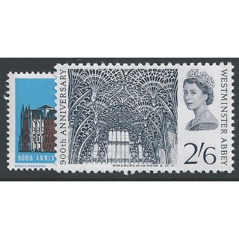 1966 Burns (ord). SG 687-688. UM set of 2 values