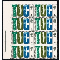 1968 Anniversaries 4d. Listed variety "retouch C on forehead" SG W134b