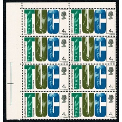 1968 Anniversaries 4d. Listed variety "retouch C on forehead" SG W134b