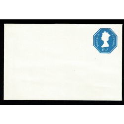 6½p Blue. Size O. 95x145mm. 1 Phos Band. Stamp 30.75mm high. H&B EP117b. No space for postcode on flap.