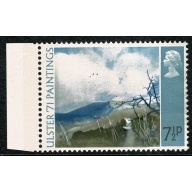 1971 "Ulster" Paintings 7½p. MISSING PALE OLIVE GREY. SG 882a