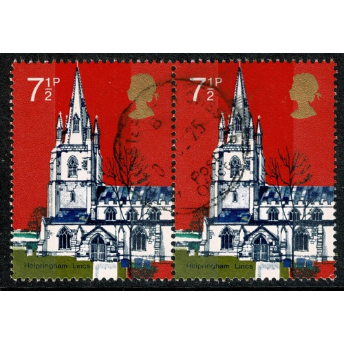 1972 Churches 7½p SG 907 Fine Used pair.