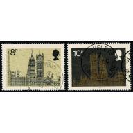 1973 Parliament. Fine Used set of 2 values. SG 939-940