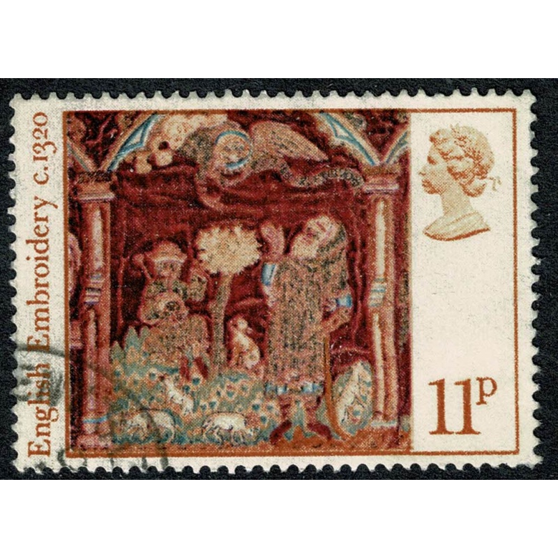 1976 Christmas 11p SG 1020. Fine used.