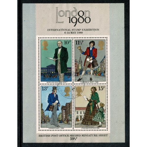 1979 Rowland Hill. Miniature Sheet fine used. SG MS1099