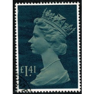 1985 £1.41 pale drab & deep greenish blue. SG 1026d