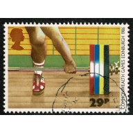 1986 Commonwealth Games 29p. Fine Used single. SG 1330