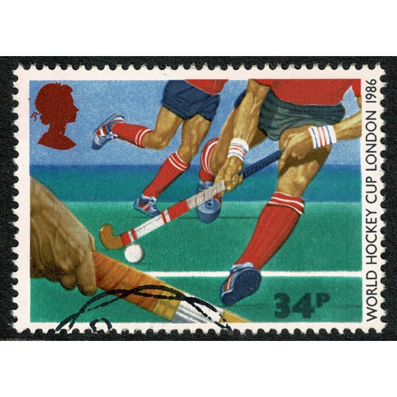 1986 Commonwealth Games 34p. Fine Used single. SG 1332