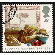 1989 Food & Farming 35p. Fine used single. SG 1431