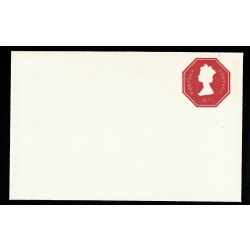 8p Crimson. Size O 95x145mm. 1 Phos band Stamp 31mm high. H&B EP127a. Space for postcode on flap.