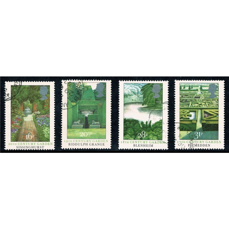 1983 British Gardens. Fine Used set of 4 values. SG 1223-1226