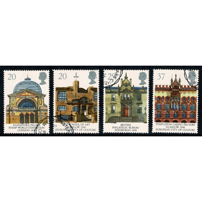 1990 Europa (Glasgow City of Culture). Set of 4 values. SG 1493-1496. Fine Used