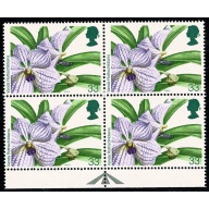 1993 Orchid Conference 33p. Listed variety "Copyright logo and 1993 omitted". SG 1662a