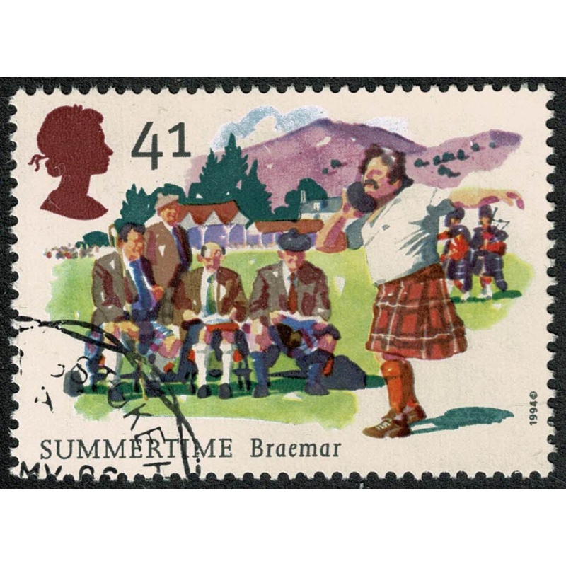 1994 Summertime 41p. Fine used single. SG 1838