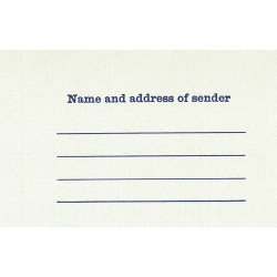 Set of 4 Envelopes Size P 120x235mm. 2½p 1 band, 3p 1 band, 3p 2 band, 3p 2 band+½p Extra. No place for postcode.