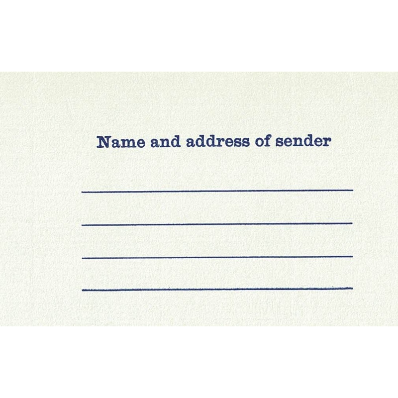 Set of 4 Envelopes Size P 120x235mm. 2½p 1 band, 3p 1 band, 3p 2 band, 3p 2 band+½p Extra. No place for postcode.