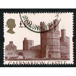 1994 re-engraved £1.50 Castle High Value with SHIFT OF PERFORATION. Used.