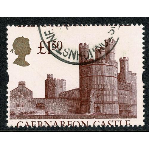 1994 re-engraved £1.50 Castle High Value with SHIFT OF PERFORATION. Used.