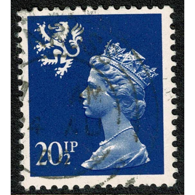 20½p ultramarine Type II PCP. Fine used. SG S46