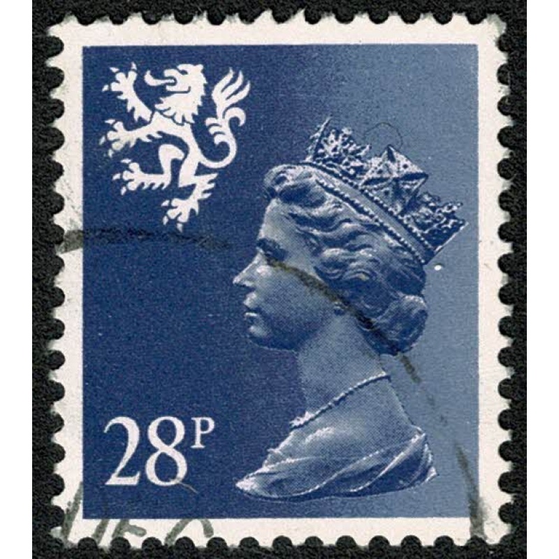 28p violet-blue Type II PCP. Fine used. SG S50